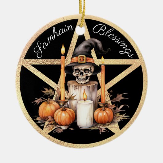Samhain Keramik Ornament (Vorne)