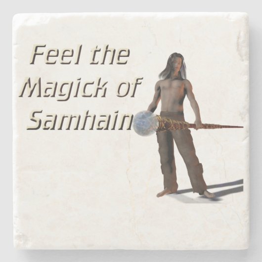 Samhain Magick Steinuntersetzer (Vorderseite)