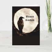 Samhain mit Crow Raven Portal Karte (Vorderseite)