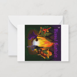 Samhain Mitteilungskarte