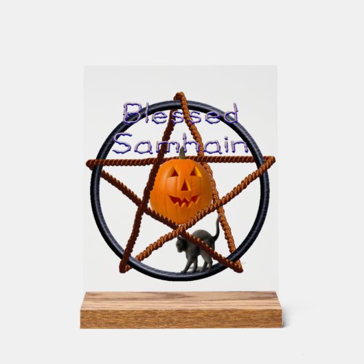 Samhain Pent Acrylschild (Vorderseite)
