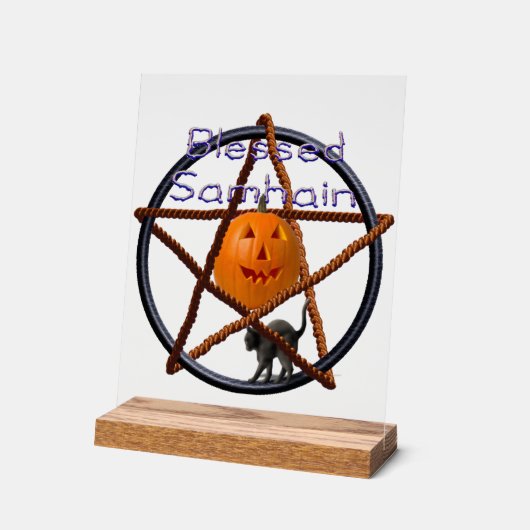 Samhain Pent Acrylschild (Winkel)
