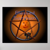 Samhain Pentagramm Poster (Vorne)