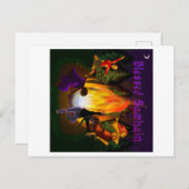 Samhain Postkarte (Vorne/Hinten)