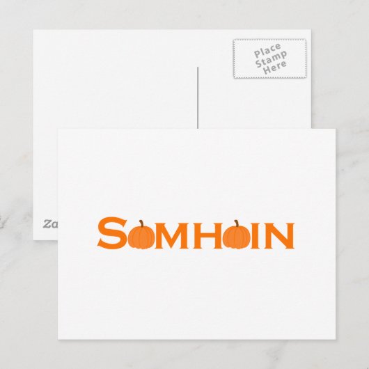 Samhain Postkarte (Vorne/Hinten)