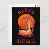 Samhain Postkarte (Vorne/Hinten)