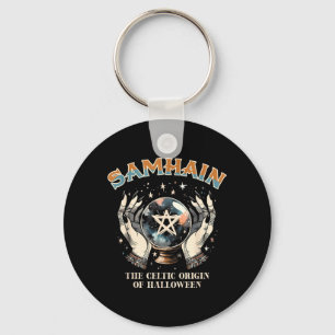 Samhain Rad des Jahres paganer keltischer Ursprung Schlüsselanhänger