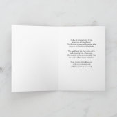 Samhain Segnungen mit Raven oder Crow und Mond Karte (Innenseite)