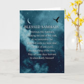 Samhain Sessing Mystic mit Moon und Raven Karte (Gelbe Blume)