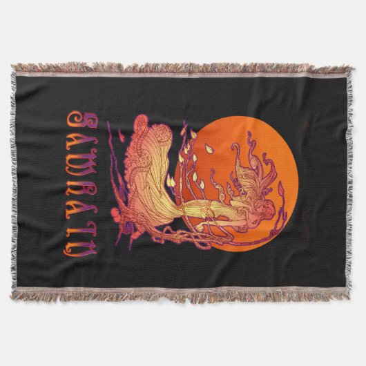 Samhain Throw Decke (Vorderseite)
