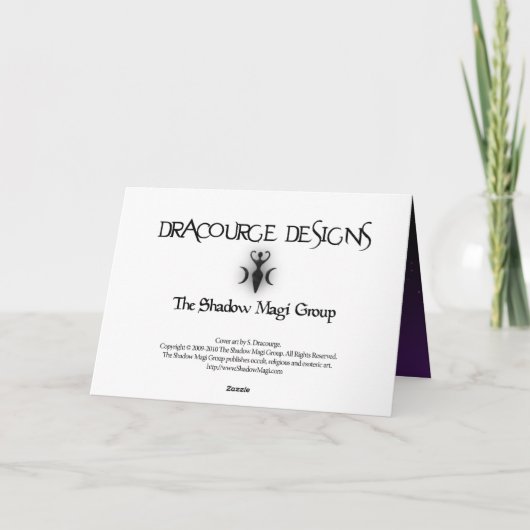 Samhain Tidings Karte (Rückseite)