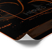 Samhain Toast Fee Martini Kunst Poster (Ecke)