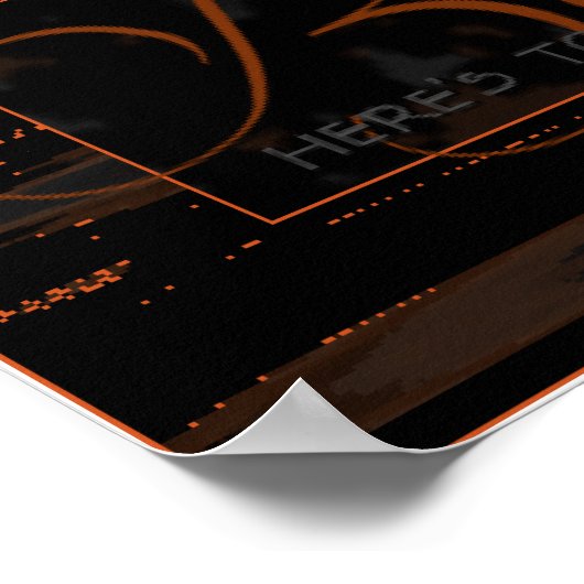 Samhain Toast Fee Martini Kunst Poster (Ecke)