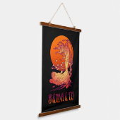 Samhain Wandteppich Mit Holzrahmen (Gewinkelt)