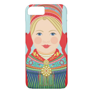 Sami (blondes Haar) Matryoshka Fall Case-Mate iPhone Hülle