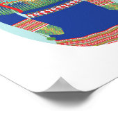 Sami (blondes Haar) Matryoshka Poster (Ecke)