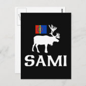 Sami, die Leute von acht Jahreszeiten Postkarte (Vorne/Hinten)