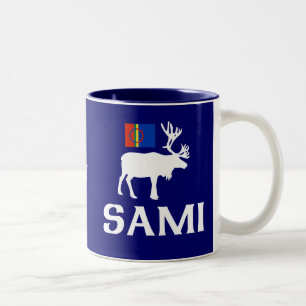 Sami, die Leute von acht Jahreszeiten Zweifarbige Tasse
