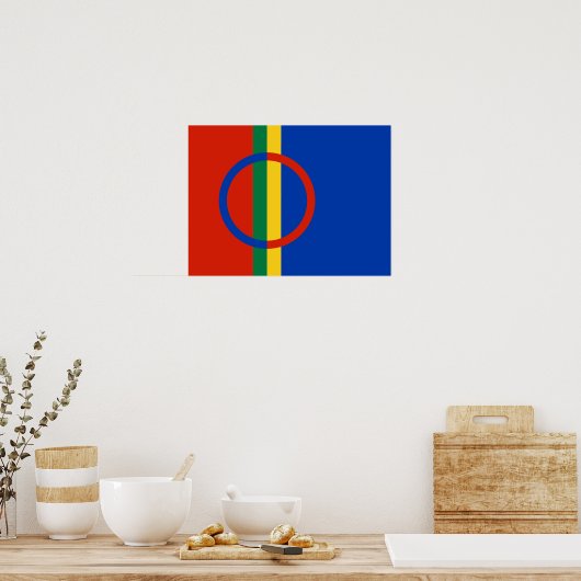 Sami Flag Poster (Küche)