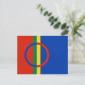 Sami Flag Postkarte (Stehend Vorderseite)