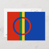 Sami Flag Postkarte (Vorne/Hinten)