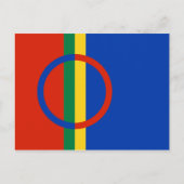Sami Flag Postkarte (Vorderseite)