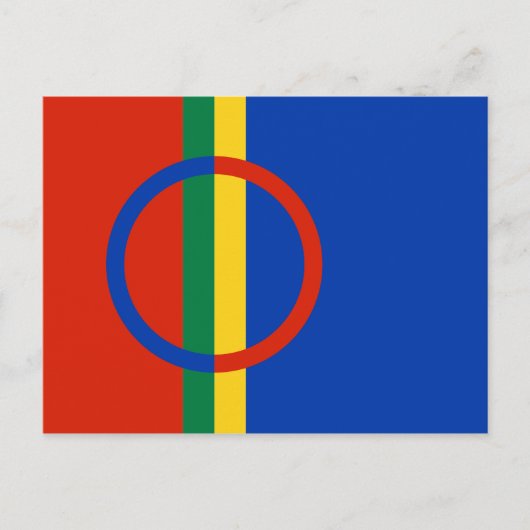 Sami Flag Postkarte (Vorderseite)
