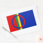 Sami Flag Rechteckiger Aufkleber (Umschlag)