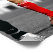 Sami Hyypia spielt für Liverpool FC Poster (Ecke)