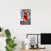 Sami Hyypia spielt für Liverpool FC Poster (Heimbüro)