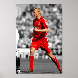 Sami Hyypia spielt für Liverpool FC Poster