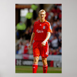 Sami Hyypia spielt für Liverpool FC Poster