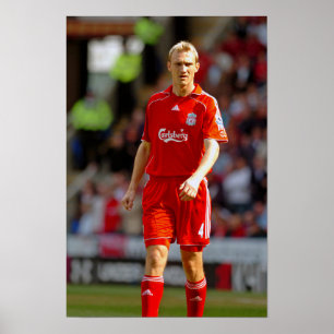 Sami Hyypia spielt für Liverpool FC Poster
