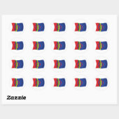 Sami People-Flag-Aufkleber Runder Aufkleber (Blatt)