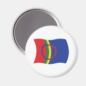 Sami People Flag Magnet (Vorderseite/Rückseite)