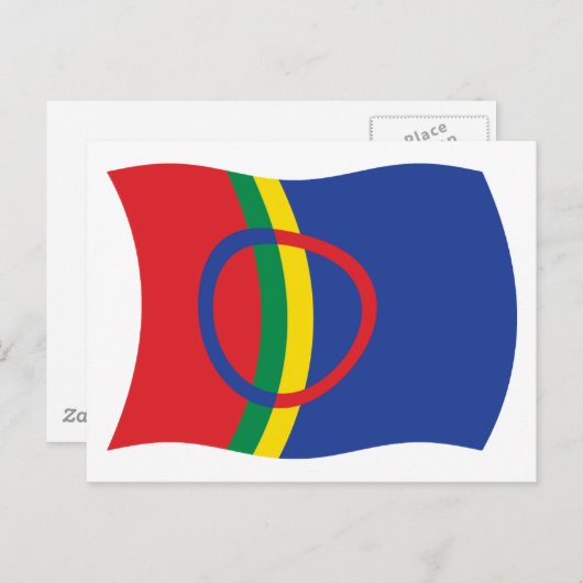 Sami People Flag Postkarte (Vorne/Hinten)