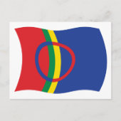 Sami People Flag Postkarte (Vorderseite)