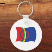 Sami People Flag Schlüsselanhänger (Vorderseite)