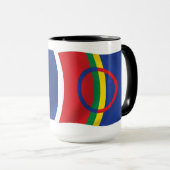 Sami People Flag Tasse (VorderseiteRechts)