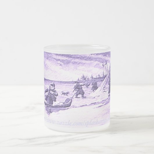 "Sami Reindeer Roping" Mattglastasse (Mittel)