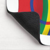 Sami-Volks-Flagge-Mauspad Mousepad (Ecke)
