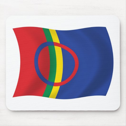 Sami-Volks-Flagge-Mauspad Mousepad (Vorne)