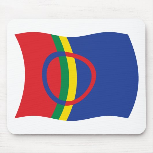 Sami-Volks-Flagge-Mauspad Mousepad (Vorne)