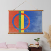 Sami Wandteppich Mit Holzrahmen (Schlafzimmer)