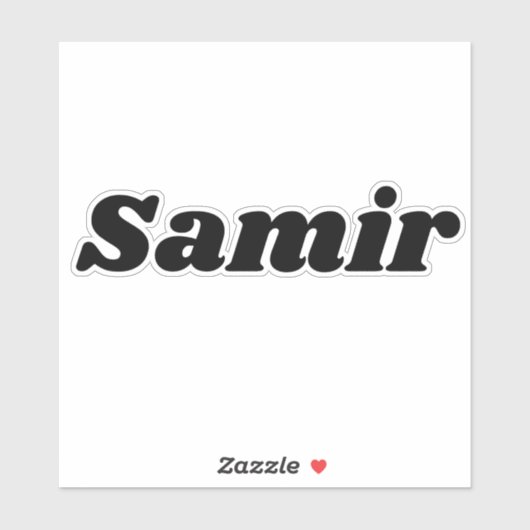 Samir Aufkleber (Blatt)