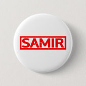 Samir Briefmarke Button (Vorderseite)