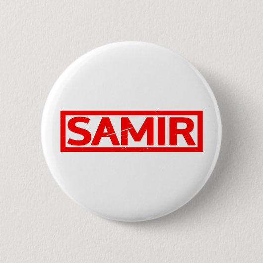 Samir Briefmarke Button (Vorderseite)