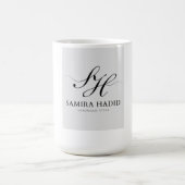 Samira Hadid Monogram Luxury Kaffeetasse (Mittel)