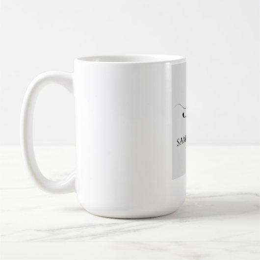 Samira Hadid Monogram Luxury Kaffeetasse (Links)