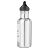 Samira Hadid Monogramm Luxus Edelstahlflasche (Rechts)